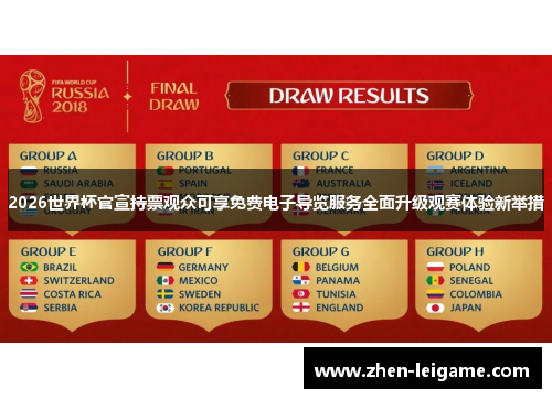 2026世界杯官宣持票观众可享免费电子导览服务全面升级观赛体验新举措